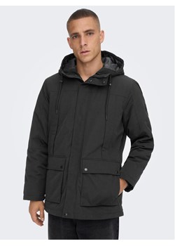 Only & Sons Parka Jayden 22022654 Czarny Regular Fit ze sklepu MODIVO w kategorii Kurtki męskie - zdjęcie 181121306