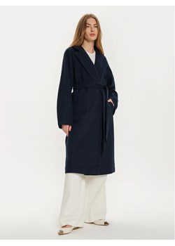 Gina Tricot Płaszcz przejściowy 22987 Granatowy Regular Fit ze sklepu MODIVO w kategorii Płaszcze damskie - zdjęcie 181121326