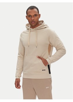 BOSS Bluza Iconic 50540741 Beżowy Regular Fit ze sklepu MODIVO w kategorii Bluzy męskie - zdjęcie 181121339