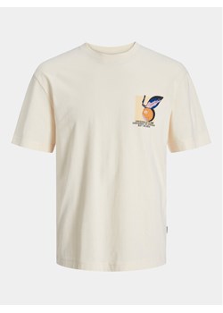 Jack&Jones Junior T-Shirt Tampa 12254032 Beżowy Loose Fit ze sklepu MODIVO w kategorii T-shirty chłopięce - zdjęcie 181121346