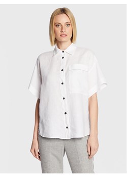 Peserico Koszula S06048T0 Biały Relaxed Fit ze sklepu MODIVO w kategorii Koszule damskie - zdjęcie 181121376