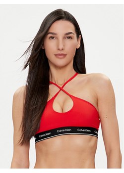 Calvin Klein Swimwear Góra od bikini KW0KW02426 Czerwony ze sklepu MODIVO w kategorii Stroje kąpielowe - zdjęcie 181121449