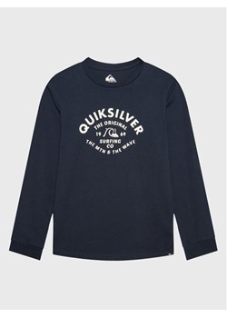 Quiksilver Bluzka Script Talk EQBZT04514 Granatowy Regular Fit ze sklepu MODIVO w kategorii T-shirty chłopięce - zdjęcie 181121479
