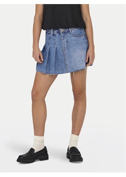 ONLY Spódnica jeansowa Kadie 15345569 Niebieski Regular Fit ze sklepu MODIVO w kategorii Spódnice - zdjęcie 181121539