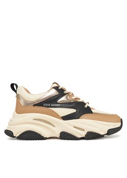 Steve Madden Sneakersy Progressive SM19000096 Beżowy ze sklepu MODIVO w kategorii Buty sportowe damskie - zdjęcie 181121649