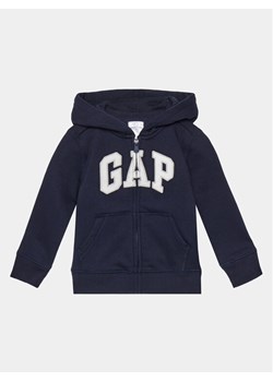 Gap Bluza 619017-01 Granatowy Regular Fit ze sklepu MODIVO w kategorii Bluzy chłopięce - zdjęcie 181121686
