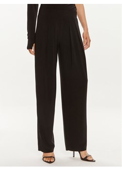 NORMA KAMALI Spodnie materiałowe KK4237PLC32001 Czarny Relaxed Fit ze sklepu MODIVO w kategorii Spodnie damskie - zdjęcie 181121745