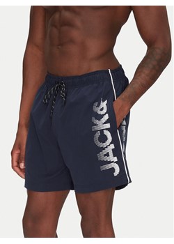 Jack&Jones Szorty kąpielowe Maui 12275129 Granatowy Regular Fit ze sklepu MODIVO w kategorii Kąpielówki - zdjęcie 181121849