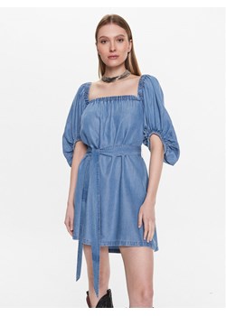 Pinko Sukienka codzienna 100808 A0G5 Niebieski Regular Fit ze sklepu MODIVO w kategorii Sukienki - zdjęcie 181121919