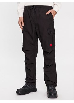 Hugo Spodnie materiałowe Garlo233 10250557 Czarny Regular Fit - id: 0000303357993 - marki Hugo Boss - 181121985 Hugo Spodnie materiałowe Garlo233 10250557 Czarny Regular Fit ze sklepu MODIVO w kategorii Spodnie męskie - zdjęcie 181121985