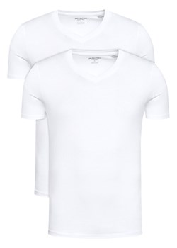 Jack&Jones Komplet 2 t-shirtów Basic 12133914 Biały Regular Fit ze sklepu MODIVO w kategorii T-shirty męskie - zdjęcie 181122026