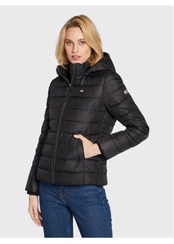 Tommy Jeans Kurtka przejściowa Basic DW0DW13741 Czarny Regular Fit ze sklepu MODIVO w kategorii Kurtki damskie - zdjęcie 181122319
