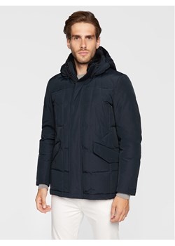 Woolrich Kurtka puchowa Blizzard Field CFWOOU0621MRUT0001 Granatowy Regular Fit ze sklepu MODIVO w kategorii Kurtki męskie - zdjęcie 181122646