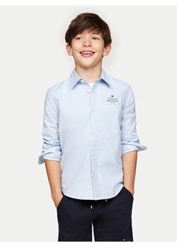 Tommy Hilfiger Koszula KB0KB09265 D Błękitny Regular Fit ze sklepu MODIVO w kategorii Koszule chłopięce - zdjęcie 181122697