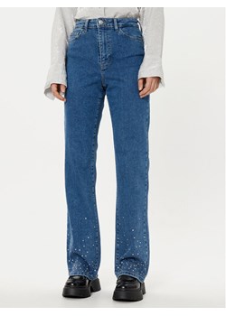 Pieces Jeansy 17153496 Niebieski Straight Fit ze sklepu MODIVO w kategorii Jeansy damskie - zdjęcie 181122759