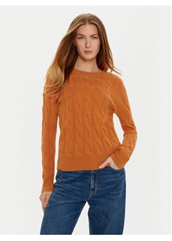 Tommy Hilfiger Sweter WW0WW43586 Pomarańczowy Regular Fit ze sklepu MODIVO w kategorii Swetry damskie - zdjęcie 181122766