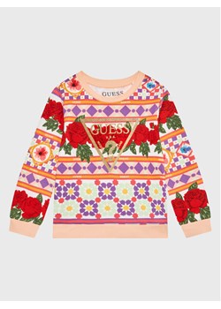 Guess Bluza K3GQ01 KA6R3 Kolorowy Regular Fit ze sklepu MODIVO w kategorii Bluzy dziewczęce - zdjęcie 181122778
