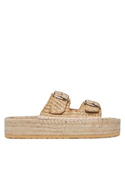 LOVE MOSCHINO Espadryle JA28393G0MJQ0107 Beżowy ze sklepu MODIVO w kategorii Espadryle damskie - zdjęcie 181123137
