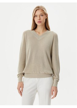 Marella Sweter Dario 2513361121 Beżowy Relaxed Fit ze sklepu MODIVO w kategorii Swetry damskie - zdjęcie 181123306