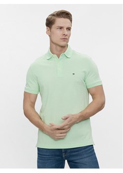 Tommy Hilfiger Polo 1985 MW0MW17771 Zielony Slim Fit ze sklepu MODIVO w kategorii T-shirty męskie - zdjęcie 181123355
