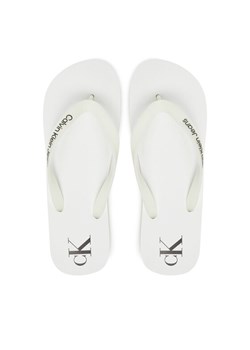 Calvin Klein Jeans Japonki Beach Sandal Transparent Tpu YM0YM01267 Biały ze sklepu MODIVO w kategorii Klapki męskie - zdjęcie 181123356