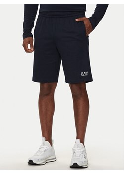 EA7 Emporio Armani Szorty sportowe 8NPS65 PJVRZ 0562 Granatowy Regular Fit ze sklepu MODIVO w kategorii Spodenki męskie - zdjęcie 181123388