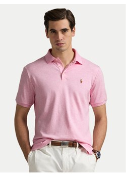 Polo Ralph Lauren Polo 710704319167 Różowy Slim Fit ze sklepu MODIVO w kategorii T-shirty męskie - zdjęcie 181123426