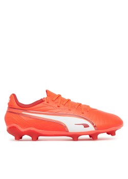 Puma Buty do piłki nożnej King Match Fg/Ag Jr 108320 01 Pomarańczowy ze sklepu MODIVO w kategorii Buty sportowe dziecięce - zdjęcie 181123469