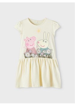 NAME IT Sukienka letnia PEPPA PIG 13203498 Żółty Regular Fit ze sklepu MODIVO w kategorii Sukienki dziewczęce - zdjęcie 181123485