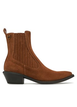 PINKO Kowbojki Tex 14 SD0345P002 Brązowy ze sklepu MODIVO w kategorii Botki - zdjęcie 181123526