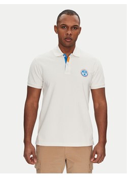 Napapijri Polo E-Clanis NP0A4ID3N1A1 Biały Regular Fit - id: 0000305102164 - marki Napapijri - 181123609 Napapijri Polo E-Clanis NP0A4ID3N1A1 Biały Regular Fit ze sklepu MODIVO w kategorii T-shirty męskie - zdjęcie 181123609