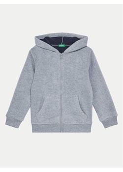 United Colors Of Benetton Bluza 3H6RC502L Szary Regular Fit ze sklepu MODIVO w kategorii Bluzy chłopięce - zdjęcie 181123667
