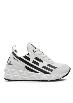 EA7 Emporio Armani Sneakersy XSX105 XOT54 Q491 Biały ze sklepu MODIVO w kategorii Buty sportowe dziecięce - zdjęcie 181123685