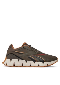 Reebok Buty do biegania Zig Dynamica 4 IE4648 Brązowy ze sklepu MODIVO w kategorii Buty sportowe damskie - zdjęcie 181123688