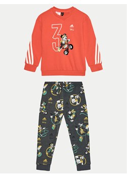 adidas Dres Disney Mickey Mouse JG1251 Czerwony Regular Fit ze sklepu MODIVO w kategorii Dresy dla niemowlaka - zdjęcie 181123795