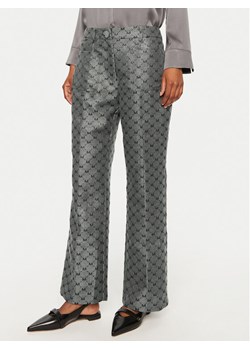 Lola Casademunt by Maite Spodnie materiałowe MF2414002 41M Szary Regular Fit ze sklepu MODIVO w kategorii Spodnie damskie - zdjęcie 181123987