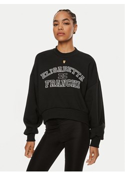 Elisabetta Franchi Bluza MD-003-46E2 Czarny Relaxed Fit ze sklepu MODIVO w kategorii Bluzy damskie - zdjęcie 181124108