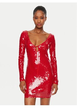 BARDOT Sukienka koktajlowa Verona 59513DB1 Czerwony Slim Fit ze sklepu MODIVO w kategorii Sukienki - zdjęcie 181124118