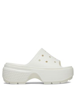 Crocs Klapki Stomp Slide 209347 Beżowy ze sklepu MODIVO w kategorii Klapki damskie - zdjęcie 181124127