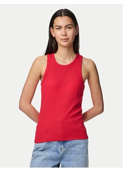 Pieces Top Ruka 17133673 Czerwony Slim Fit ze sklepu MODIVO w kategorii Bluzki damskie - zdjęcie 181124147