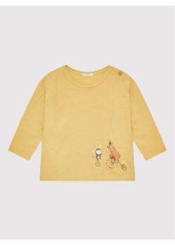 United Colors Of Benetton Bluzka 3ATNA1017 Żółty Regular Fit - id: 0000301241072 - marki United Colors Of Benetton - 181124286 United Colors Of Benetton Bluzka 3ATNA1017 Żółty Regular Fit ze sklepu MODIVO w kategorii Kaftaniki i bluzki - zdjęcie 181124286