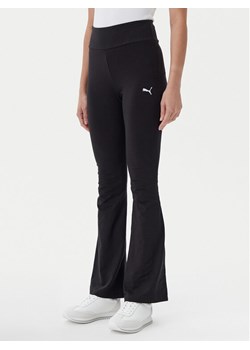 Puma Legginsy Ess 631542 Czarny Flared Fit ze sklepu MODIVO w kategorii Spodnie damskie - zdjęcie 181124328