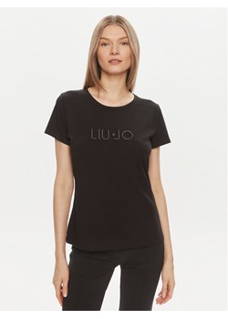 Liu Jo Sport T-Shirt TA4136 JS003 Czarny Regular Fit ze sklepu MODIVO w kategorii Bluzki damskie - zdjęcie 181124426