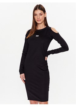 DKNY Sport Sukienka codzienna DP2D4737 Czarny Classic Fit ze sklepu MODIVO w kategorii Sukienki - zdjęcie 181124455