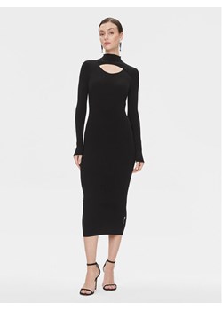 Hugo Sukienka dzianinowa Soritexa 50502242 Czarny Slim Fit ze sklepu MODIVO w kategorii Sukienki - zdjęcie 181124456