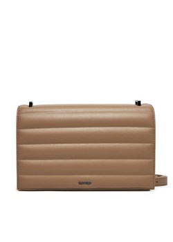 Calvin Klein Torebka Line Quilt Md Conv Shoulder Bag K60K612117 Brązowy ze sklepu MODIVO w kategorii Listonoszki - zdjęcie 181124516