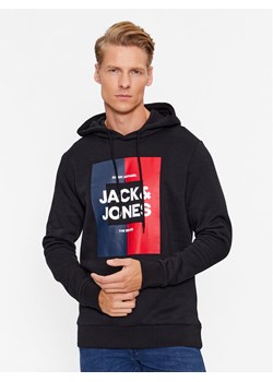 Jack&Jones Bluza Oscar 12235248 Czarny Regular Fit ze sklepu MODIVO w kategorii Bluzy męskie - zdjęcie 181124518