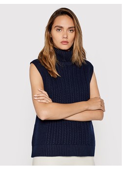 Victoria Victoria Beckham Golf Summer 2321KJU002823A Granatowy Regular Fit - id: 0000209177299 - marki Victoria, Victoria Beckham - 181124536 Victoria Victoria Beckham Golf Summer 2321KJU002823A Granatowy Regular Fit ze sklepu MODIVO w kategorii Kamizelki damskie - zdjęcie 181124536