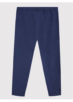United Colors Of Benetton Legginsy 3MT1GF013 Granatowy Slim Fit ze sklepu MODIVO w kategorii Spodnie dziewczęce - zdjęcie 181124576