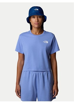 The North Face T-Shirt Simple Dome NF0A87U4 Niebieski Loose Fit ze sklepu MODIVO w kategorii Bluzki damskie - zdjęcie 181124577